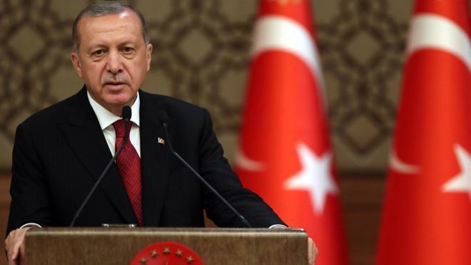 Turcia menţine contacte „la nivel inferior” cu Siria, afirmă preşedintele turc Recep Tayyip Erdogan