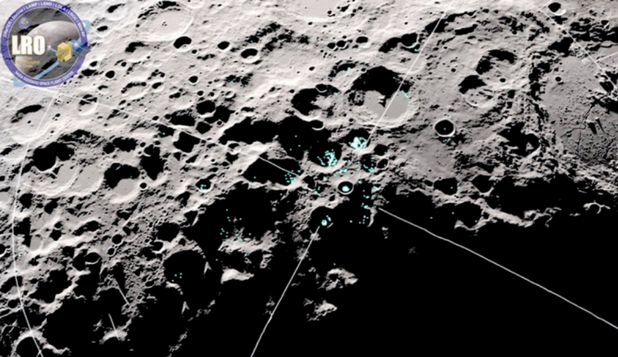 NASA a observat un fenomen fascinant pe Lună - „molecule de apă mişcătoare”