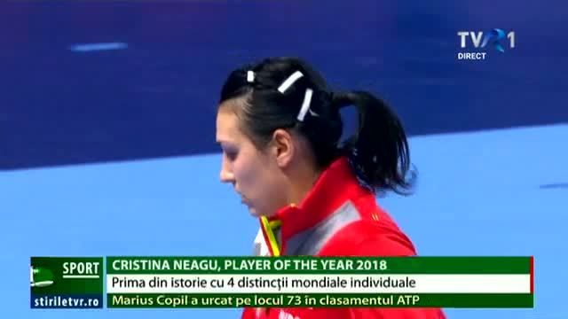 VIDEO. Cristina Neagu, prima handbalistă din istorie aleasă pentru a patra oară jucătoarea anului
