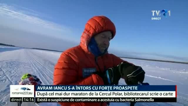 Avram Iancu, după maratonul Arctic Ultra 6633: Am dus steagul României la capătul lumii. Bibliotecarul de la Petroşani va publica o carte
