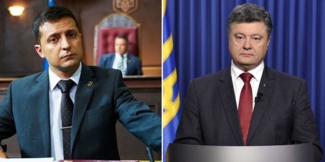 SONDAJ: Zelensky îl depăşeşte pe Poroşenko cu peste 47%