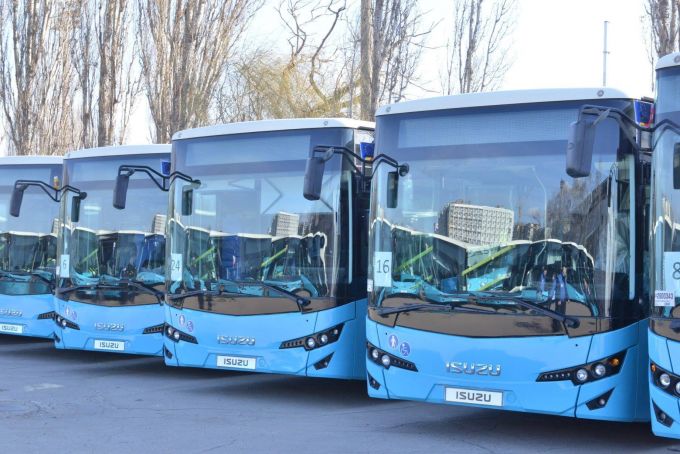 Ultimele 6 unităţi de transport Isuzu au ajuns în posesia Parcului Urban de Autobuze