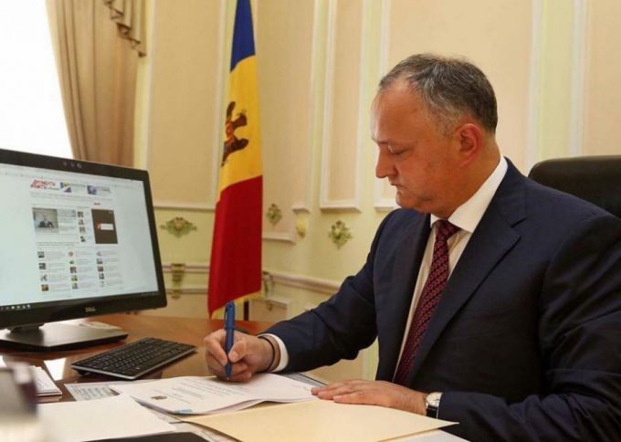 Igor Dodon pregăteşte o sesizare la Curtea Constituţională, privind candidatura la fotoliul de prim-ministru