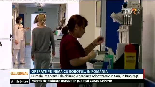În România au fost realizate primele intervenţii la inimă cu un robot. Trauma pacientului este mult mai mică, recuperarea mai rapidă