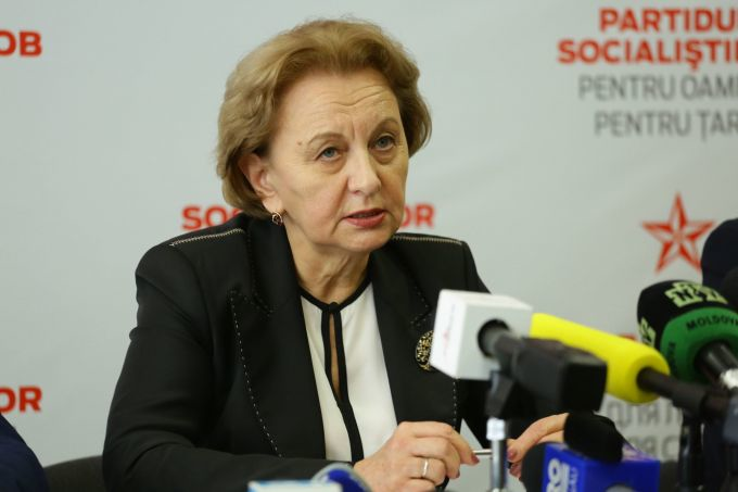 Zinaida Greceanîi, candidatul PSRM la funcţia de preşedinte al Parlamentului
