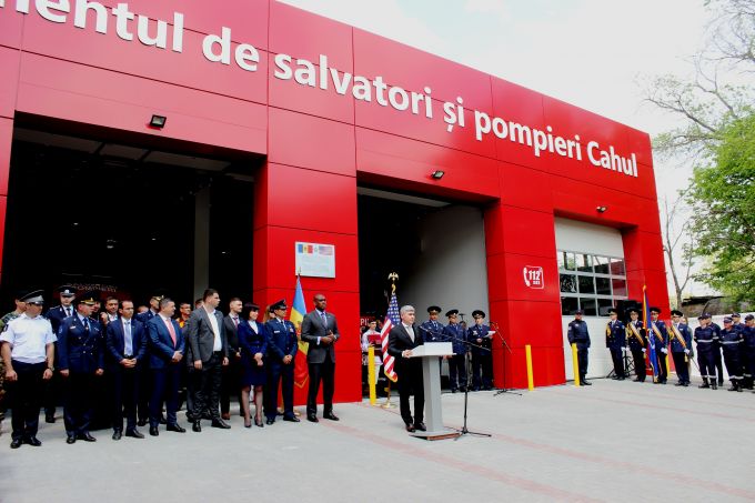 Un nou post de salvatori şi pompieri a fost inaugurat la Cahul