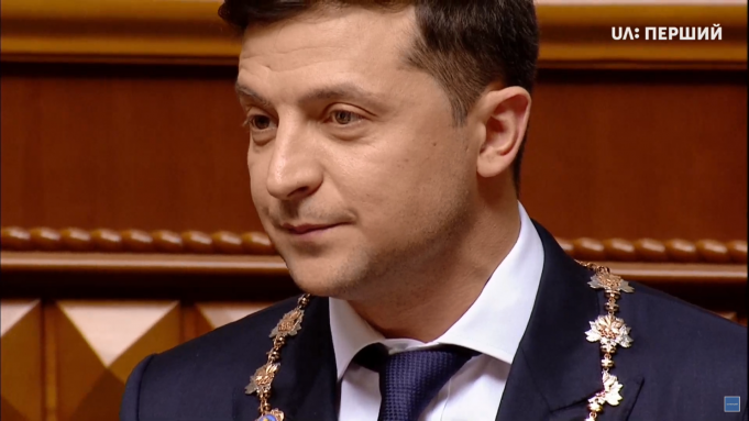 VIDEO. Ceremonia de învestire a preşedintelui nou-ales al Ucrainei, Vladimir Zelenski