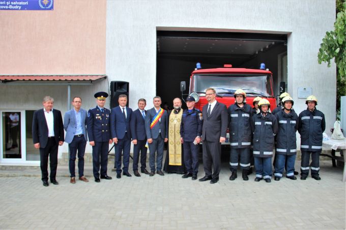 Un nou post de pompieri voluntari a fost inaugurat la Lozova
