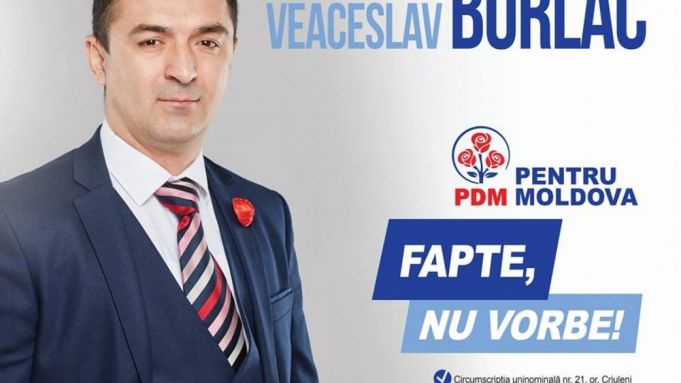 Democratul Veaceslav Burlac şi-a dat demisia şi din funcţia de vicepreşedinte al raionului Criuleni