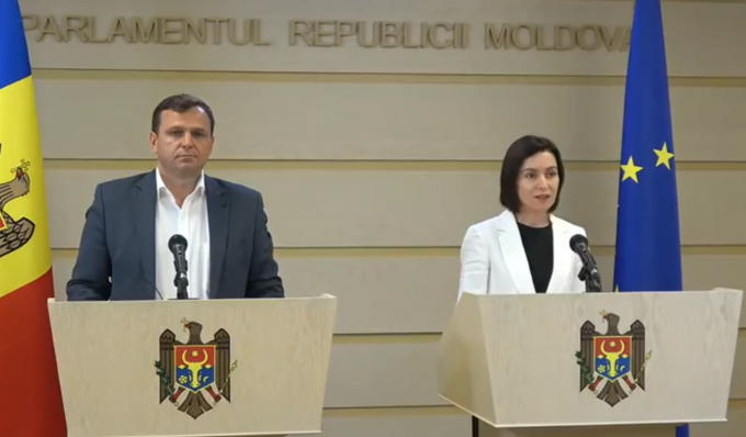 Maia Sandu şi Andrei Năstase, despre Marşul Poporului: Orice act de violenţă va fi pe responsabilitatea regimului