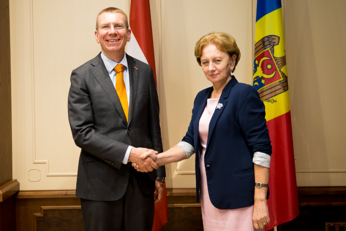 Preşedintele Parlamentului a avut o întrevedere cu Ministrul Afacerilor Externe al Republicii Letonia