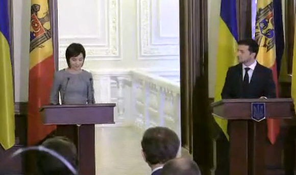 VIDEO. Prim-ministrul R. Moldova, Maia Sandu, şi preşedintele Ucrainei, Vladimir Zelenski, susţin o conferinţă de presă