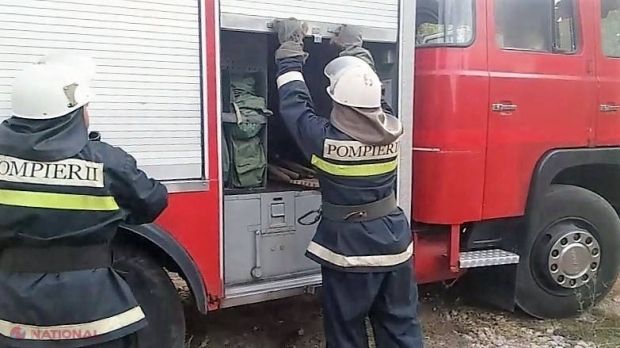 Un tren de pasageri de pe ruta Chişinău-Ungheni a luat foc
