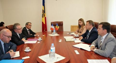 Republica Moldova şi Franţa pledează pentru fortificarea relaţiilor comercial-economice