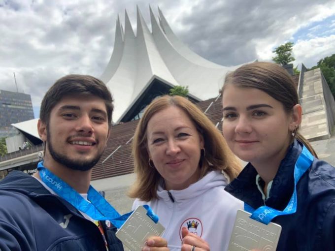Arcaşii din Republica Moldova Dan Olaru şi Alexandra Mîrca au cucerit argintul la Cupa Mondială de la Berlin