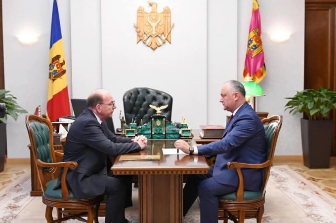 Preşedintele Igor Dodon a avut o întrevedere cu ambasadorul Rusiei în Republica Moldova, Oleg Vasneţov