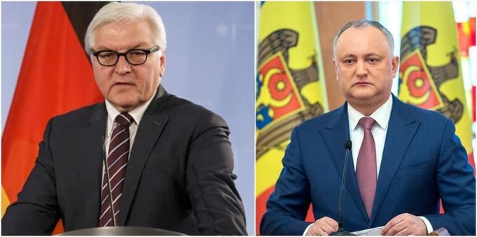 Preşedintele Germaniei i-ar fi spus lui Dodon că reglementarea conflictului transnistrean nu va fi posibilă fără restabilirea bunelor relaţii cu ruşii