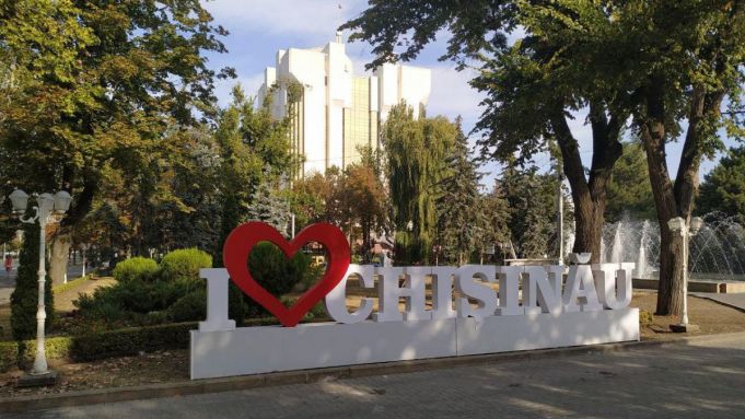„I Love Chişinău”, un nou punct de atracţie turistică