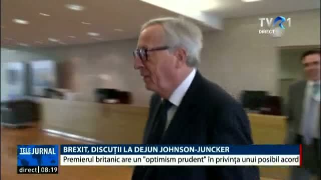 Discuţii cheie despre soarta Brexitului. Boris Johnson se întâlneşte cu Jean Claude Juncker
