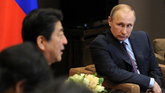 Putin şi Abe negociază din nou semnarea unui tratat de pace