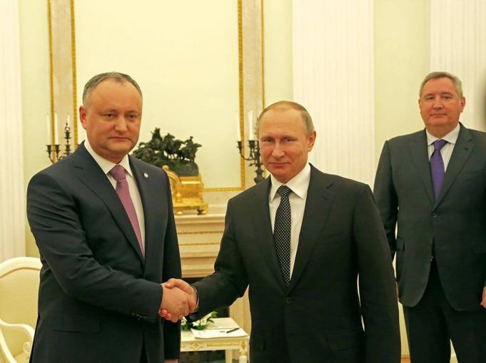 Igor Dodon se va întâlni astăzi cu liderul de la Kremlin, Vladimir Putin