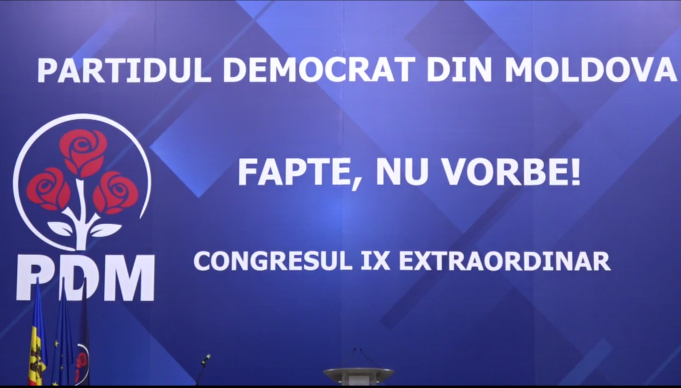 VIDEO. Congresul extraordinar al Partidului Democrat din Moldova. Pavel Filip a fost ales în fruntea PDM