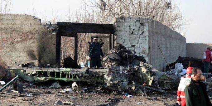 Kievul anunţă că a primit „date importante” din partea Washingtonului în privinţa avionului prăbuşit în Iran