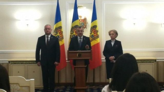 VIDEO. Igor Dodon, Zinaida Greceanîi şi Ion Chicu fac declaraţii de presă