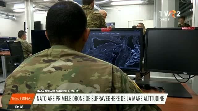 VIDEO. NATO are primele drone de supraveghere de la mare altitudine. România participă la acest program al Alianţei
