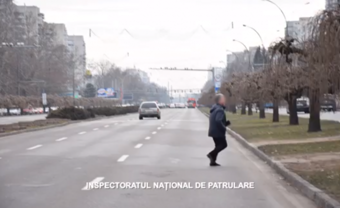 Operaţiunea „Pietonul”, pe bulevardul Dacia. INP: Toate persoanele care traversau strada neregulamentar au fost amendate