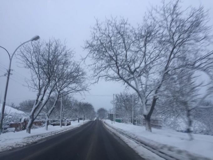 Astăzi va ninge în nordul Republicii Moldova