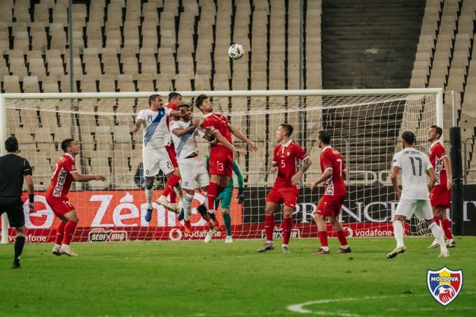 Liga Naţiunilor la fotbal. Naţionala Republicii Moldova pierde în deplasarea din Grecia