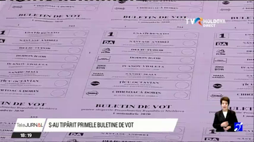 Câte buletine de vot vor fi în secţiile de votare din R. Moldova, la alegerile din 1 noiembrie