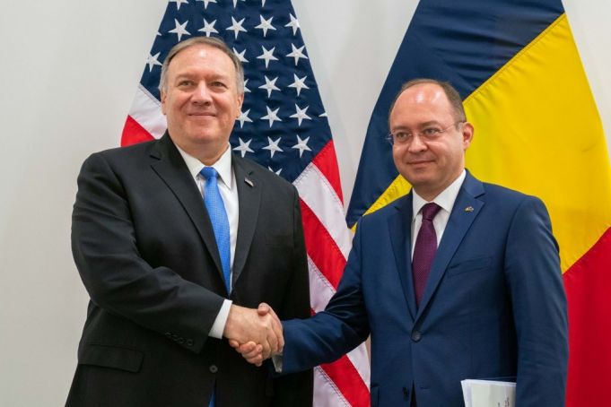 Ministrul român de Externe, Bogdan Aurescu şi secretarul de stat al SUA, Mike Pompeo, vor discuta, la Washington, întărirea Parteneriatului Strategic România-SUA