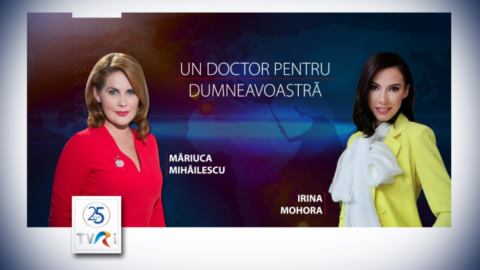 Întreabă doctorii şi specialiştii români despre un stil de viaţă corect. Urmăriţi în această săptămână noi ediţii ale emisiunii "Un Doctor pentru Dumneavoastră"