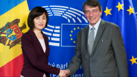 Preşedintele Parlamentului European, David Sassoli, o felicită pe Maia Sandu: Cetăţenii R. Moldova au transmis un semnal puternic că doresc o relaţie mai strânsă cu UE