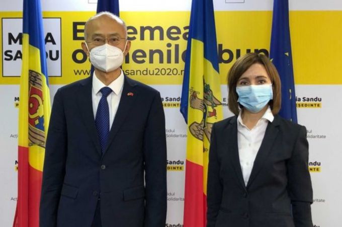 Preşedintele ales, Maia Sandu, a avut o întrevedere cu Ambasadorul Chinei în R. Moldova