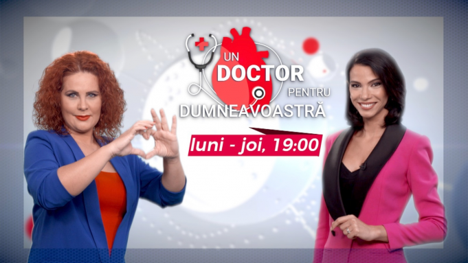 Întreabă doctorii şi specialiştii români despre un stil de viaţă corect. Urmăriţi în această săptămână noi ediţii ale emisiunii "Un Doctor pentru Dumneavoastră"