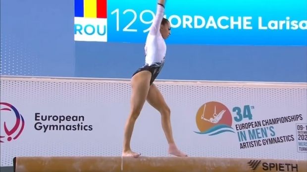 Larisa Iordache, dublă campioană europeană la CE de gimnastică desfăşurate la Mersin, Turcia