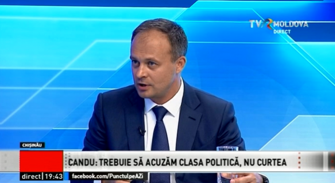 Preşedintele noului grup parlamentar “Pro Moldova”, Andrian Candu, la Punctul pe AZi