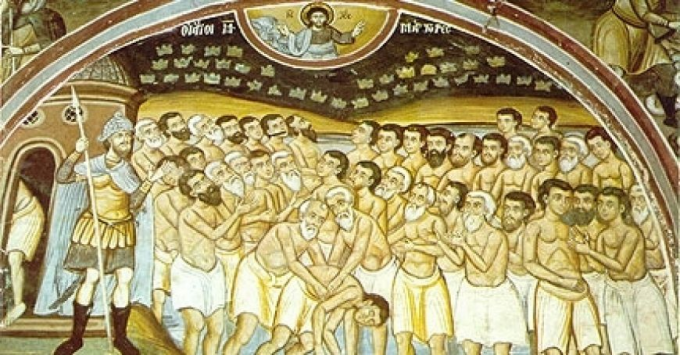 Creştinii ortodocşi de stil vechi prăznuiesc astăzi Sfinţii 40 de Mucenici şi Duminica Sfintei Cruci