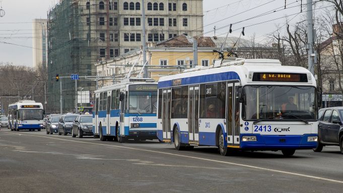 Până la data de 10 aprilie transportul public va fi gratuit în Chişinău