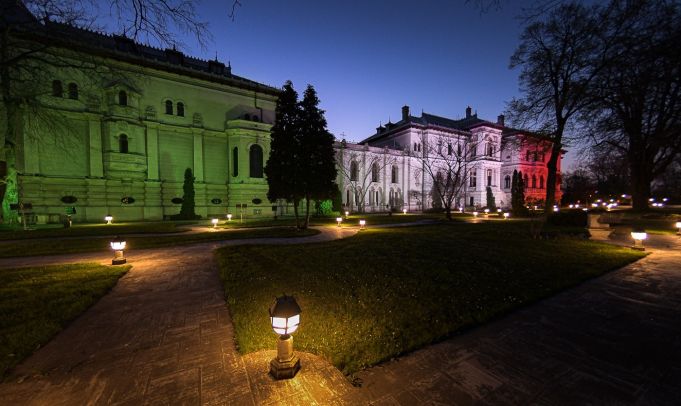 FOTO. România, gest de „solidaritate profundă şi afecţiune pentru poporul italian”. Palatul Cotroceni, iluminat în culorile drapelului Italiei