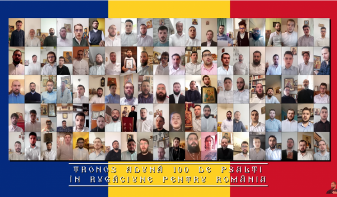 VIDEO. Rugăciune pentru România. 100 de psalţi ai BOR şi-au unit vocile şi au interpretat cântecul-rugăciune „Apărătoare Doamnă”