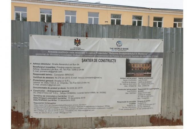Mai multe şcoli din R. Moldova vor fi reconstruite şi amenajate, graţie suportului Băncii Mondiale