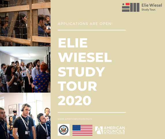 American Councils for International Education anunţă organizarea celei de-a patra ediţii a Elie Wiesel Study Tour
