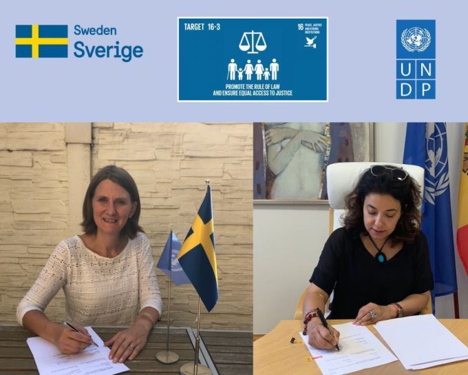 Un proiect pentru consolidarea eficienţei şi a accesului la justiţie în Moldova, lansat de PNUD, cu suportul Suediei