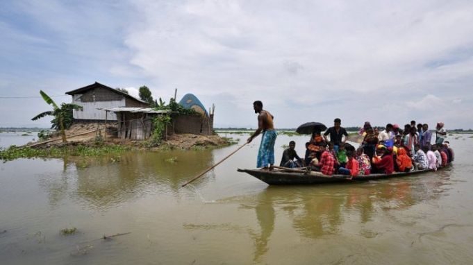 Inundaţii în India - Bilanţul din statul Assam a urcat la 111 morţi