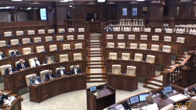 VIDEO/UPDATE. Şedinţa Parlamentului Republicii Moldova nu poate avea loc nici astăzi