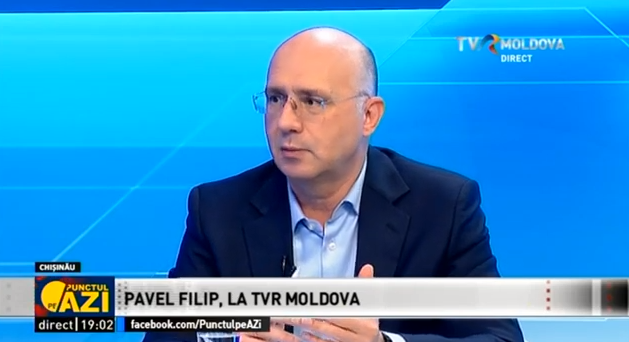 Preşedintele Partidului Democrat din Moldova, Pavel Filip, la Punctul pe AZi